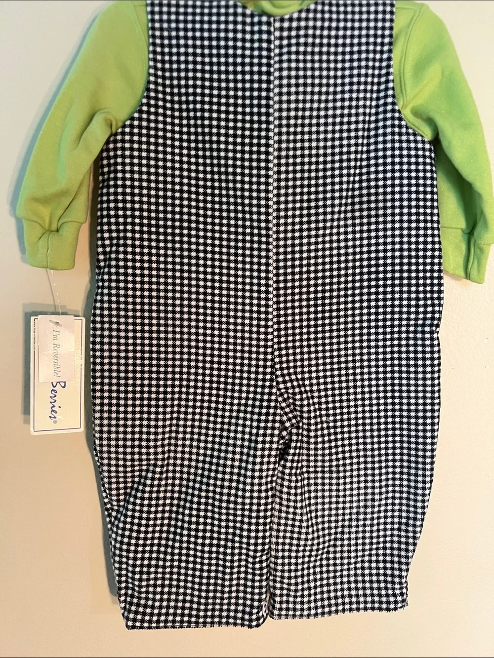 VTG Soccer/Halloween Reversible Romper NWT Size 3M